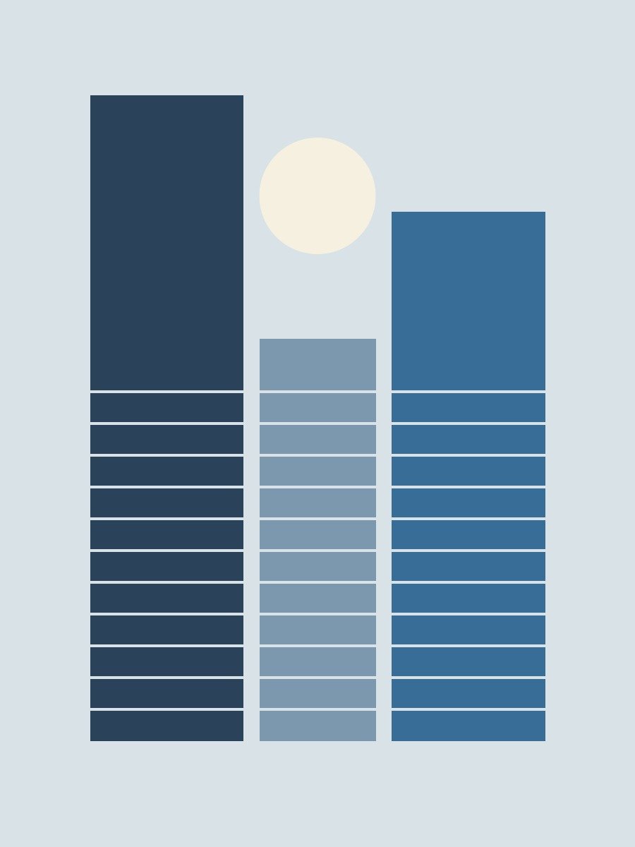 Blue Hour — digital artwork